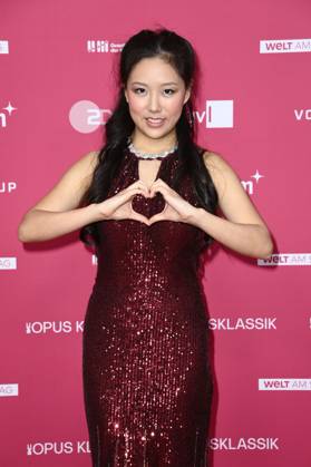 Leia Zhu bei der Verleihung des Opus Klassik 2025 im Konzerthaus am Gendarmenmarkt. Berlin, 12.10.2025