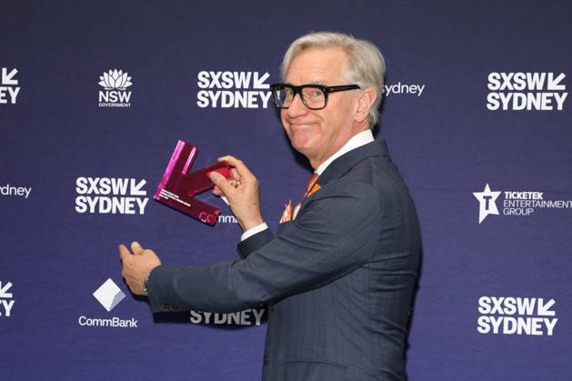 October 15, 2025: Film Director PAUL FEIG receives the inaugural SXSW Sydney Screen Pioneer Award at SXSW Sydney 2025 at the ICC on October 15, 2025 in Sydney, NSW Australia - ZUMAa155 20251015_aaa_a155_022 Copyright: xChristopherxKhouryx