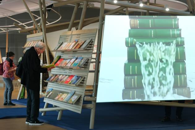 15.10.2025, Frankfurt am Main, DEU, Frankfurter Buchmesse. Blick in den Pavillion des Gastlandes Philippinen