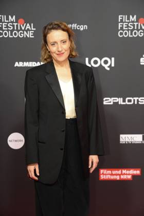 Maren Eggert, die Schauspielerin bei Ankunft zur Auszeichnung mit dem International Actors Award im Rahmen der Film Festvial Cologne Awards am 16.10.2025 im Cineplex Filmpalast in Koeln Film Festival Cologne Awards 2025 in Koeln