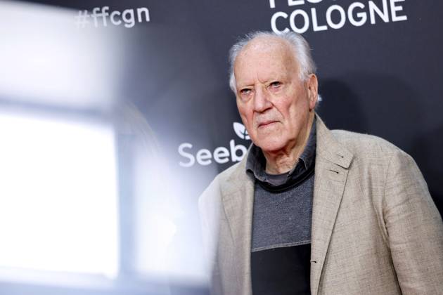 Regisseur Werner Herzog erhält den Filmpreis Köln bei den Film Festival Cologne Awards im Rahmen des Film Festival Cologne 2025 im Filmpalast. Der Preis ist mit 25.000 Euro dotiert und wird von der Film- und Medienstiftung NRW und der Stadt Köln gestiftet. Köln, 16.10.2025 NRW Deutschland Copyright: xChristophxHardtx