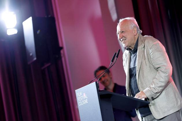 Regisseur Werner Herzog erhält den Filmpreis Köln bei den Film Festival Cologne Awards im Rahmen des Film Festival Cologne 2025 im Filmpalast. Der Preis ist mit 25.000 Euro dotiert und wird von der Film- und Medienstiftung NRW und der Stadt Köln gestiftet. Köln, 16.10.2025 NRW Deutschland Copyright: xChristophxHardtx