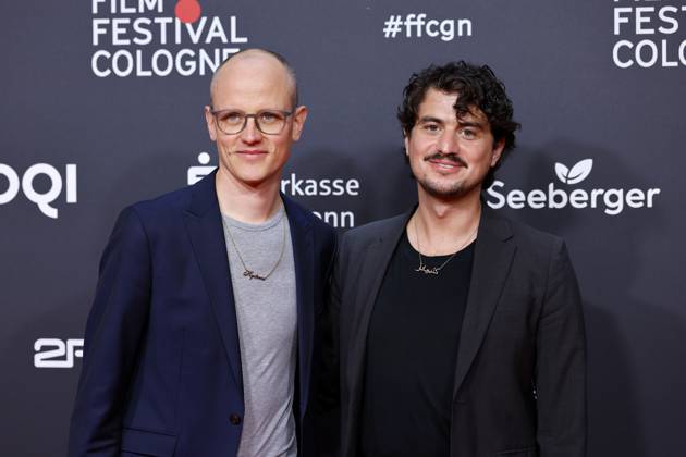 Produzent Claus Herzog-Reichel und Regisseur Mehmet Akif Büyükatalay erhalten den Filmpreis NRW bei den Film Festival Cologne Awards im Rahmen des Film Festival Cologne 2025 im Filmpalast. Köln, 16.10.2025 NRW Deutschland Copyright: xChristophxHardtx