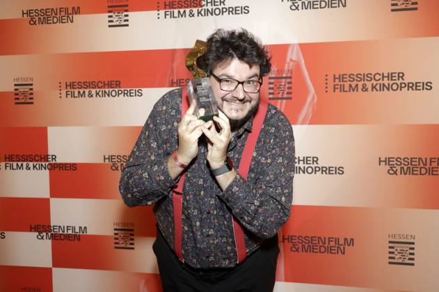 Axel Ranisch bei der 36. Verleihung des Hessischen Film- und Kinopreises 2025 in der Alten Oper. Frankfurt am Main, 17.10.2025