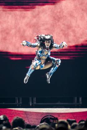 Katy Perry live in Copenhagen, Denmark Copenhagen, Denmark. 19th, October 2025. The American singer and songwriter Katy Perry performs a live concert at Royal Arena in Copenhagen. Denmark, Copenhagen  Copyright: xGonzalesxPhoto LassexLagonix