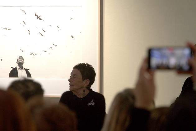 Spain: Graciela Iturbide Princess of Arts Award Graciela Iturbide, Princess of Asturias Award winner for the Arts. The Mexican photographer at a meeting with the public in La Vega. oviedo Spain Copyright: MercedesxMenendez