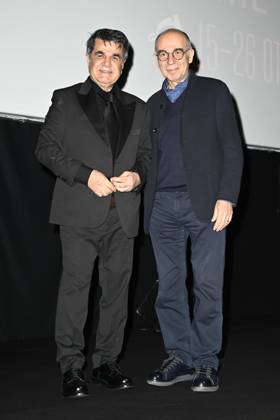 20th Edition of Rome Film Fest Lifetime achievement award to Jafar Panahi Auditorium Parco Della Musica - Rome, Italy Jafar Panahi;Giuseppe Tornatore 20th Edition of Rome Film Fest Lifetime achievement award to Jafar Panahi Auditorium Parco Della Musica - Rome, Italy 22nd October 2025  Copyright: xMAXxMONTINGELLI SGPx