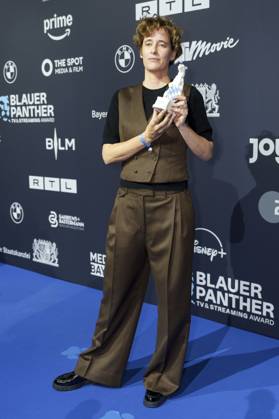 Pia Strietmann bei der Verleihung vom Blauer Panther - TV & Streaming Award 2025 in der BMW Welt. München, 22.10.2025