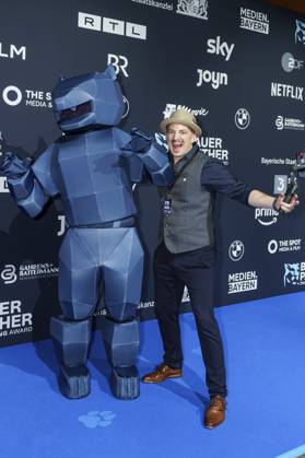Tom von der Isar bei der Verleihung vom Blauer Panther - TV & Streaming Award 2025 in der BMW Welt. München, 22.10.2025
