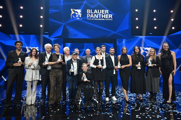 Preisträger Verleihung Blauer Panther - TV & Streaming Award 2025 Preisverleihung und Gala in der BMW Welt München 22. Oktober 2025