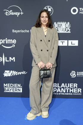 Beritan Balci bei der Verleihung vom Blauer Panther - TV & Streaming Award 2025 in der BMW Welt. München, 22.10.2025