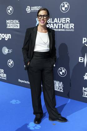 Eva Karl-Faltermeier bei der Verleihung vom Blauer Panther - TV & Streaming Award 2025 in der BMW Welt. München, 22.10.2025