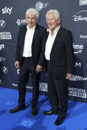 Udo Wachtveitl und Miroslav Nemec bei der Verleihung vom Blauer Panther - TV & Streaming Award 2025 in der BMW Welt. München, 22.10.2025