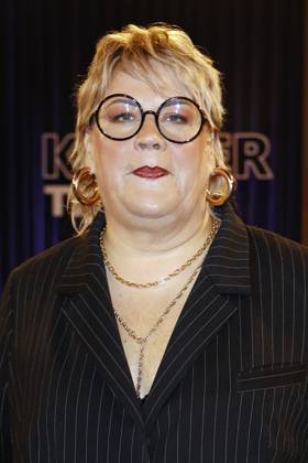 Ilka Bessin bei der Aufzeichnung der WDR-Talkshow Kölner Treff im WDR Studio BS 3. Köln, 24.10.2025