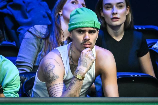 October 28, 2025, Nanterre, France, France: Romeo James BECKHAM during the Rolex Paris Masters 1000 tennis tournament at Accor Arena on October 28, 2025 in Nanterre near Paris, France. Nanterre France - ZUMAm308 20251028_zsp_m308_079 Copyright: xMatthieuxMirvillex