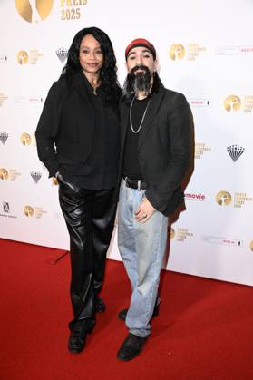 Rosalind Baffoe und Puria Safary bei der 67. Verleihung vom Ernst-Lubitsch-Preis 2025 im Kino Babylon. Berlin, 29.10.2025