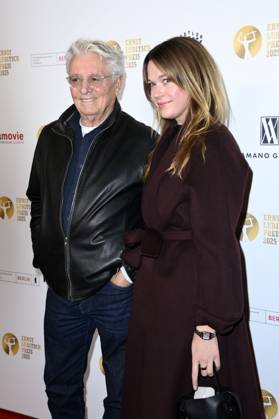 Henry Hübchen mit Tochter Nora Hübchen bei der 67. Verleihung vom Ernst-Lubitsch-Preis 2025 im Kino Babylon. Berlin, 29.10.2025