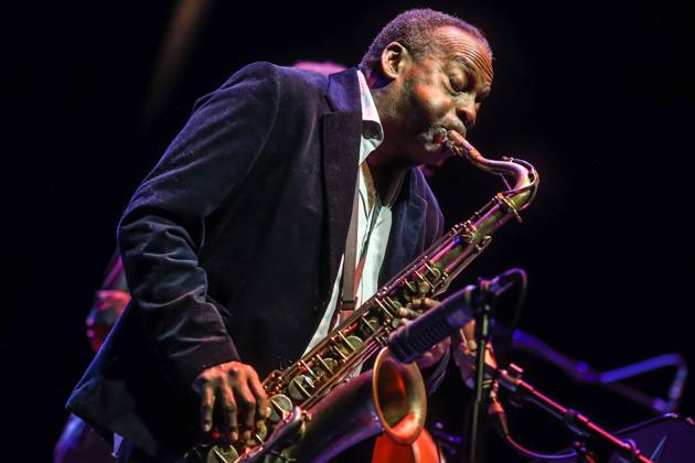 Konzert von David Murray, Jazzfest 2025 Berlin, Hauss der Festspiele David Murray – tenor saxophone, bass clarinet Marta Sánchez – piano Luke Stewart – double bass Chris Beck – drums Francesca Cinelli-Portervoc.
