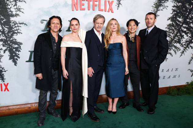 Los Angeles Premiere Of Netflix s Train Dreams HOLLYWOOD, LOS ANGELES, CALIFORNIA, USA - NOVEMBER 03: American film and television actor Clifton Collins Jr., English actress Felicity Jones, American actor and director William H. Macy, Irish actress Kerry Condon, American martial artist, actor, and stuntman Alfred Hsing and Australian actor, writer, director, and producer Joel Edgerton arrive at the Los Angeles Premiere Of Netflix s Train Dreams held at The Egyptian Theatre Hollywood on November 3, 2025 in Hollywood, Los Angeles, California, United States., Credit:Xavier Collin Avalon United States, California, Hollywood, The Egyptian Theatre Hollywood Copyright: xXavierxCollinx xAvalonx 1050278633