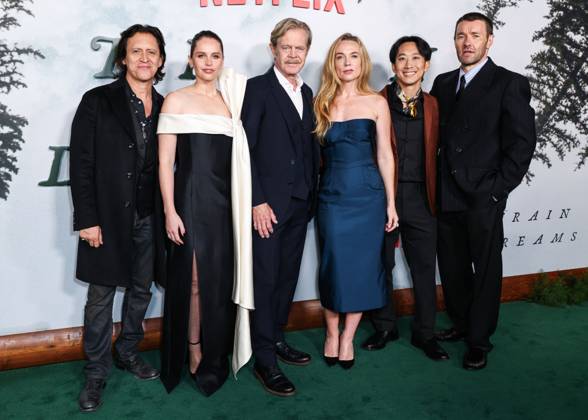 Los Angeles Premiere Of Netflix s Train Dreams HOLLYWOOD, LOS ANGELES, CALIFORNIA, USA - NOVEMBER 03: American film and television actor Clifton Collins Jr., English actress Felicity Jones, American actor and director William H. Macy, Irish actress Kerry Condon, American martial artist, actor, and stuntman Alfred Hsing and Australian actor, writer, director, and producer Joel Edgerton arrive at the Los Angeles Premiere Of Netflix s Train Dreams held at The Egyptian Theatre Hollywood on November 3, 2025 in Hollywood, Los Angeles, California, United States., Credit:Xavier Collin Avalon United States, California, Hollywood, The Egyptian Theatre Hollywood Copyright: xXavierxCollinx xAvalonx 1050278647