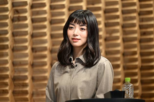 Elaiza Ikeda, November 4, 2025 - Elaiza Ikeda speak after winning TIFF Ethical Film Award for the film White Hous during the 38th Tokyo International Film Festival. award ceremony, in Tokyo, Japan on November 04, 2025.  aflo_309369570