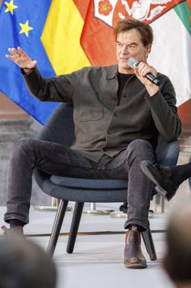 Campino bei der Verleihung des Staatspreises des Landes Nordrhein-Westfalen 2025 an Fotograf Andreas Gursky im K21. Düsseldorf, 04.11.2025