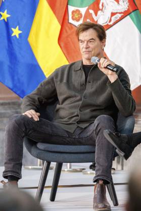 Campino bei der Verleihung des Staatspreises des Landes Nordrhein-Westfalen 2025 an Fotograf Andreas Gursky im K21. Düsseldorf, 04.11.2025