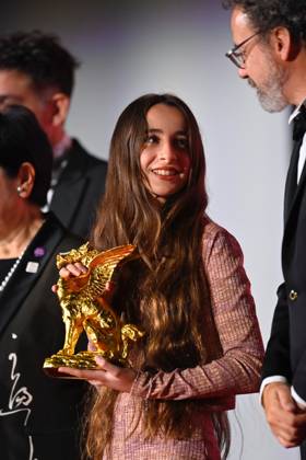 Palestine 36 honored with the Tokyo Grand Prix at TIFF 2025 TOKYO, JAPAN - NOVEMBER 5 : Actress Wardi Eilaboun receives the trophy to Palestinian filmmaker Annemarie Jacir’s film Palestine 36 which won the Tokyo Grand Prix and the Governor of Tokyo Award at the 38th Tokyo International Film Festival, in Tokyo, Japan, on November 5, 2025. Set in Palestine under British rule in 1936, Palestine 36 portrays the uprising of Palestinian Arabs against colonial and Zionist forces, exploring the roots of national identity and resistance. Jacir, one of the leading voices in Arab cinema, was recognized for her bold and humanistic storytelling. David Mareuil Anadolu Tokyo Japan. Editorial use only. Please get in touch for any other usage.  Copyright: x2025xAnadoluxDavidxMareuilx