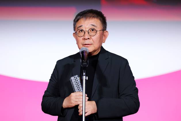 Zhang Lu, November 05, 2025 - Zhang Lu, speak after winning Award for Best Director for the film Mothertongue during the 38th Tokyo International Film Festival. award ceremony, in Tokyo, Japan on November 05, 2025.  aflo_309485883