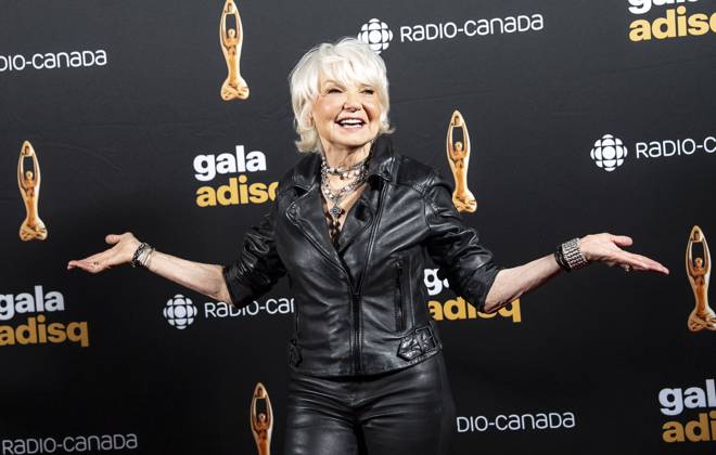 November 9, 2025, Montreal, Pq, Canada: Marjo is photographed at the gala de l ADISQ awards ceremony, in Montreal on Sunday, Nov. 9, 2025. Montreal Canada  - ZUMAc35_ 20251109_zaf_c35_091 Copyright: xChristopherxKatsarovx