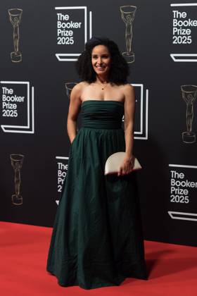 Booker Prize 2025 Award Ceremony in London LONDON, UNITED KINGDOM - NOVEMBER 10: Kiley Reid attends the Booker Prize 2025 winner ceremony at Old Billingsgate in London, United Kingdom on November 10, 2025. The Booker Prize is the world’s most significant award for the best sustained work of fiction written in English by authors from anywhere in the world and published in the UK or Ireland, which has brought recognition, reward and readership to outstanding fiction for over five decades. Wiktor Szymanowicz Anadolu London United Kingdom. Editorial use only. Please get in touch for any other usage.  Copyright: x2025xAnadoluxWiktorxSzymanowiczx