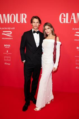 Award - Glamour Women of the Year 2025 - Arne-Carlos Böttcher und Viviana Wessels beim Glamour Women of the Year Award 2025 im Ritz Carlton Hotel Berlin am 14.11.2025. Copyright: xEventpressxKochanx