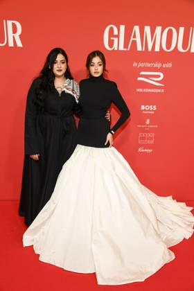 abb GlamourWomen- Sarah Mardini und Yusra Mardini zu Gast auf dem roten Teppich bei den 3. GLAMOUR WOMEN OF THE YEAR AWARD im The Ritz Carlton Hotel Berlin am 14.11.2025 in Berlin Berlin Deutschland