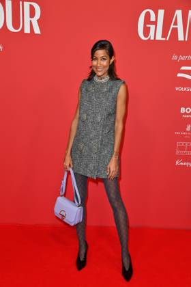 Rabea Schif bei der Ankunft zu der Verleihung des dritten Glamour Women of the Year Awards im The Ritz Carlton Hotel in Berlin 14.11.2025
