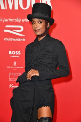 Lindiwe Suttle Mueller-Westernhagen bei der Ankunft zu der Verleihung des dritten Glamour Women of the Year Awards im The Ritz Carlton Hotel in Berlin 14.11.2025