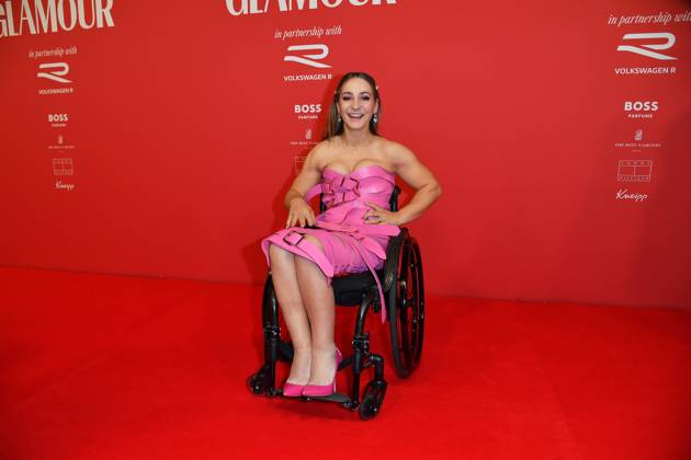 Kristina Vogel bei der Ankunft zu der Verleihung des dritten Glamour Women of the Year Awards im The Ritz Carlton Hotel in Berlin 14.11.2025