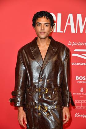 Lamin Leroy Gibba bei der Ankunft zu der Verleihung des dritten Glamour Women of the Year Awards im The Ritz Carlton Hotel in Berlin 14.11.2025