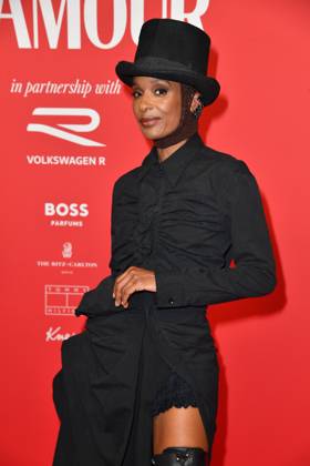 Lindiwe Suttle Mueller-Westernhagen bei der Ankunft zu der Verleihung des dritten Glamour Women of the Year Awards im The Ritz Carlton Hotel in Berlin 14.11.2025