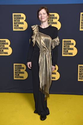 Sandra Hüller bei der Preisverleihung vom 39. Braunschweig International Film Festival im Staatstheater. Braunschweig, 15.11.2025