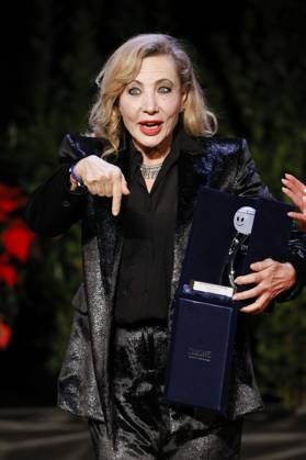 22nd Monte Carlo Film Festival - Awards Gala Night Iaia Forte receives the Career Award during the awards gala night held at Grimaldi Forum during 22nd Monte Carlo Film Festival on November 15, 2025 in Monte Carlo, Monaco. Photo Marco Piovanotto ABACAPRESS.COM Monte Carlo Monaco  Copyright: xPiovanottoxMarco ABACAx