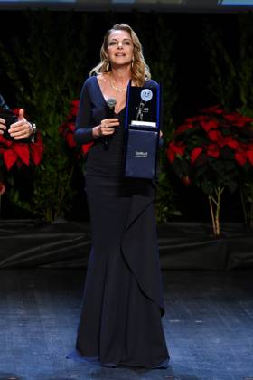 Monte Carlo, 22nd Monte-Carlo Film Festival De La Comédie. Awards ceremony. Pictured: Claudia Gerini.  Copyright: xManuelexMangiarottix xipa-agency.netx xComix xMangiarottix IPA_Agency_IPA68017909