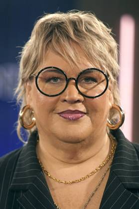 Ilka Bessin bei der Aufzeichnung der WDR-Talkshow Kölner Treff im WDR Studio BS 3. Köln, 24.10.2025