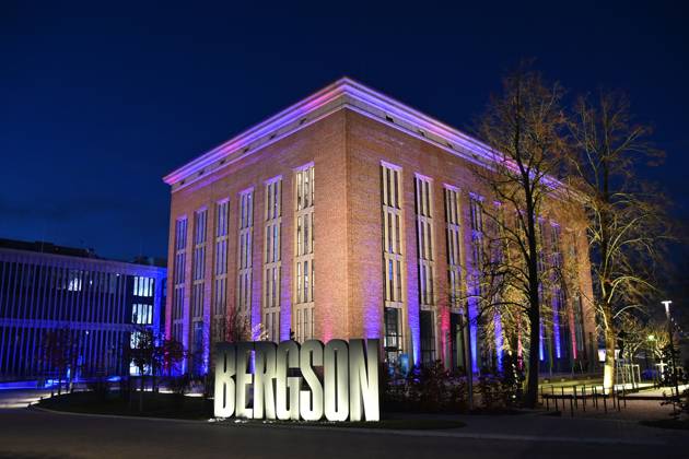 Aussenaufnahme BERGSON,Ubersicht,Gebaeude,Location. Verleihung Bayerischer Kunstpreis 2025 am 18.11.2025 im Bergson Kunstkraftwerk in Muenchen