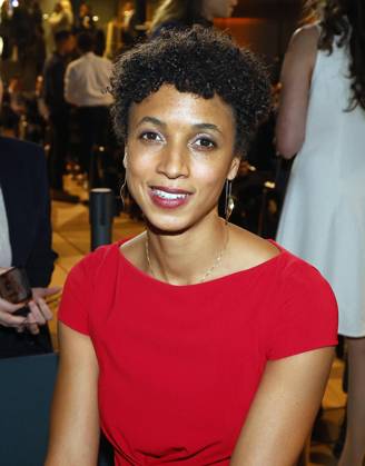 Malaika Mihambo bei der Verleihung des TALISMAN 2025 der Deutschlandstiftung Integration im Allianz Forum in Berlin.