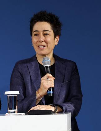 Dunja Hayali (Preisträgerin Talismann 2024). bei der Verleihung des TALISMAN 2025 der Deutschlandstiftung Integration im Allianz Forum in Berlin.