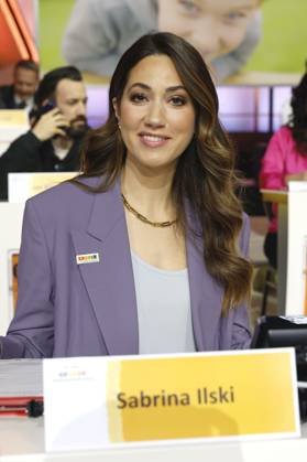 Sabrina Ilski beim 30. RTL-Spendenmarathon 2025 im Studio 8 der EMG Studios. Hürth, 21.11.2025