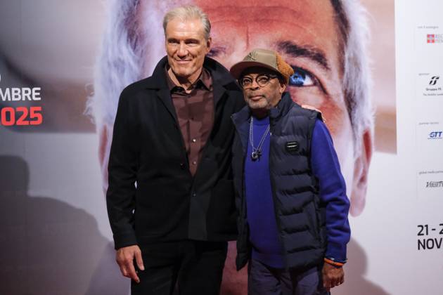 43rd Torino Film Festival 2025 - Day 2 in Italy, 22 November 2025 (L to R) Dolph Lundgren and Spike Lee attend during the 43rd Torino Film Festival 2025 on November 22, 2025 in Turin, Italy., Credit:Davide Di Lalla - Unicode Images Avalon Italy, Turin, Museum of Radio and Television,  Copyright: xDavidexDixLallax-xUnicodexImagesx xAvalonx 1053997254