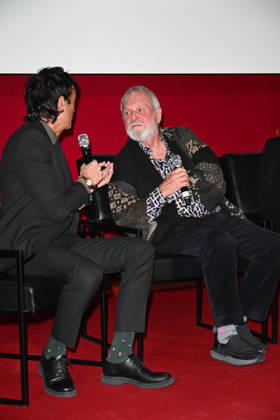 43rd Turin Film Festival 2025, Day 3 - Delivery of the Mole Stella to Terry Gilliam In the photo: Terry Gilliam, Giulio Base  Copyright: xManuelexMangiarottix xipa-agency.netx xD xAvanzo Mangiarottix IPA_Agency_IPA68343057