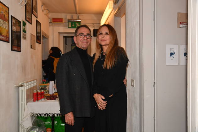 Rome, Sala Umberto Theatre, Gigi Proietti Award, In the photo: Pino Strabioli, Sabrina Knaflitz  Copyright: xVincenzoxLandix xipa-agency.netx xVincenzoxLandix IPA_Agency_IPA68351434