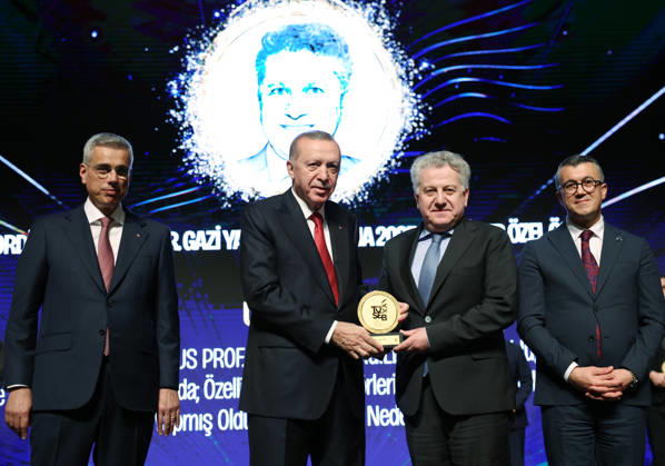 Turkish President Recep Tayyip Erdogan ANKARA, TURKIYE - NOVEMBER 26: (----EDITORIAL USE ONLY - MANDATORY CREDIT - TURKISH PRESIDENCY MURAT KULA HANDOUT - NO MARKETING NO ADVERTISING CAMPAIGNS - DISTRIBUTED AS A SERVICE TO CLIENTS----) Turkish President Recep Tayyip Erdogan attends the 11th Turkish Medical World Congress and TUSEB Aziz Sancar Science, Service and Incentive Awards Ceremony at Bestepe Nation s Convention and Culture Center in Ankara, Turkiye on November 26, 2025. Turkish Minister of Health, Kemal Memisoglu also attended the ceremony. TUR Presidency Murat Kula Handout Anadolu Ankara Turkey. Editorial use only. Please get in touch for any other usage.  Copyright: x2025xAnadoluxTURxPresidencyx xMuratxKulax xHandoutx